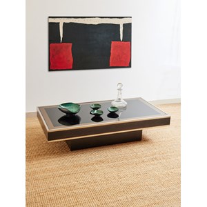 Table basse en verre fumé n°804