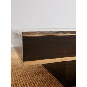 Table basse en verre fumé n°804