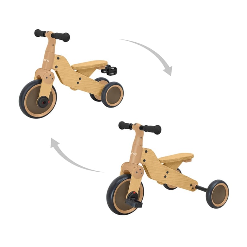 Porteur-tricycle bois 2-en-1 1000 (Sunny) - Image 3