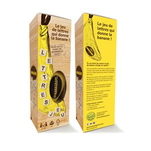 Jeu de societe - bananagrams - boite