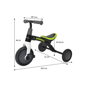 Porteur-tricycle 2-en-1 2000