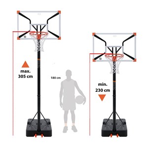 Panier basket elite réglable 230 305 cm