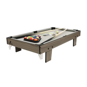 Mini billard - 3 ft - chêne-gris