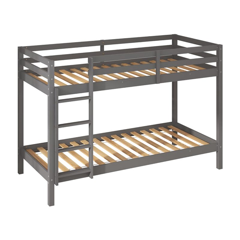 Lit superposé 90x200 jip - gris