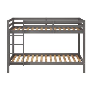 Lit superposé 90x200 jip - gris