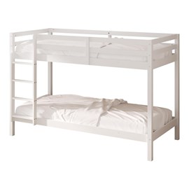Lit superposé jip blanc + matelas