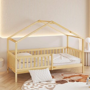 Lit simple kae cabane barrière naturel