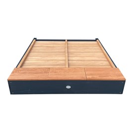 Bac à sable mandy xl anthracite-marron