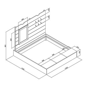 Bac à sable mandy xl anthracite-marron