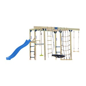 Structure boris toboggan bleu