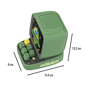 Enceinte bluetooth retro pc pixel art ditoo-pro vert - divoom