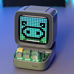 Enceinte bluetooth retro pc pixel art ditoo-pro vert - divoom