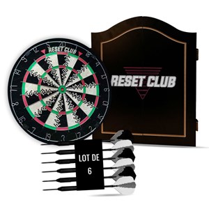 Kit complet armoire & jeu de fléchettes - reset club®
