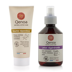 Duo réparateur au silicium organique pour peau fragile