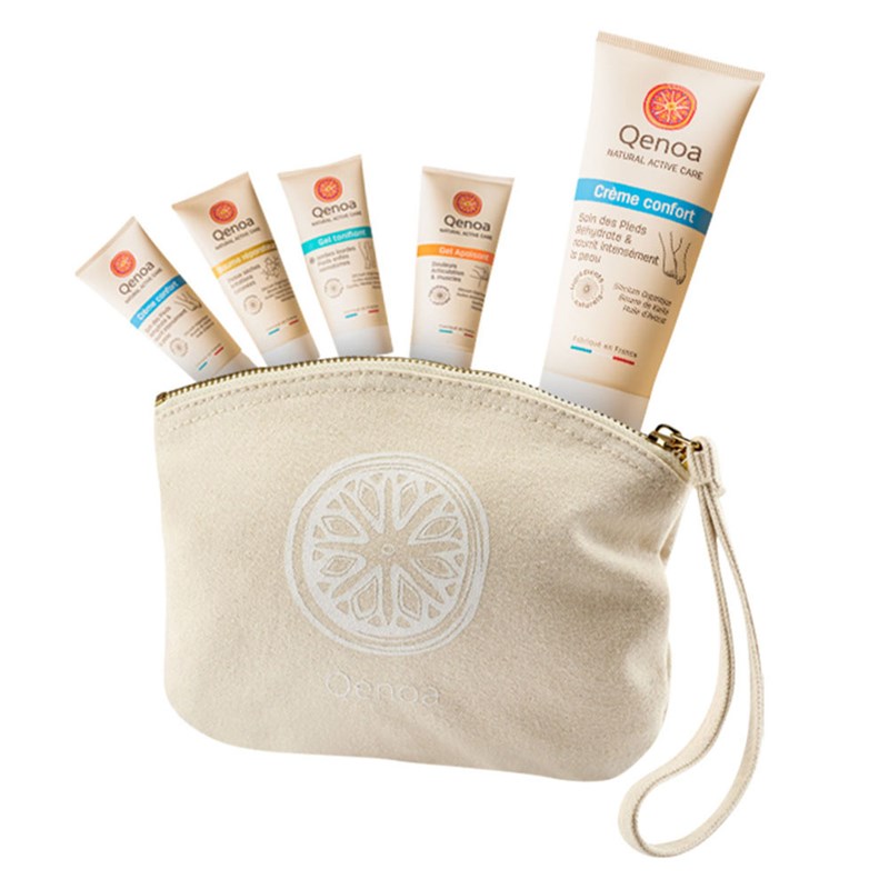 Kit voyage qenoa : la trousse bien-être indispensable