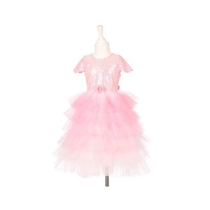 Robe garance 5-7 ans rose