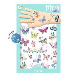 Tatouage papillons de reve - djeco