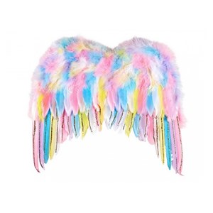 Ailes et serre tete licorne coloree