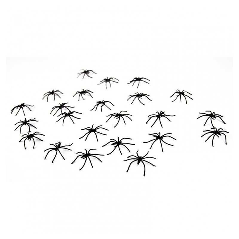 Sachet de 30 fausses araignées