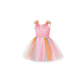 Robe de fe e rose pour 5­-7 ans