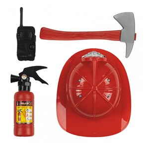 Set de pompier 4pcs partypro