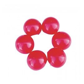 Nez de clown rouge en plastique