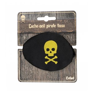Cache oeil pirate tissu enfant