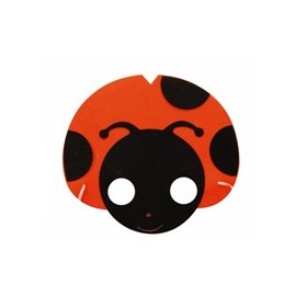 Masque en mousse modele coccinelle