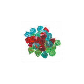 Set de 30 pierres precieuses 3 couleurs