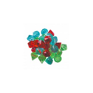 Set de 30 pierres precieuses 3 couleurs