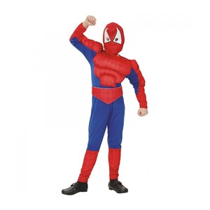 Costume super araignee musclee 7-9 ans