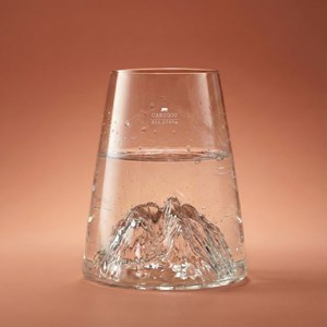 Verre design topographic : canigou