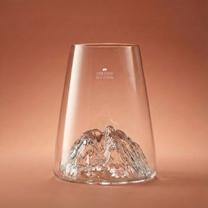 Verre design topographic : canigou