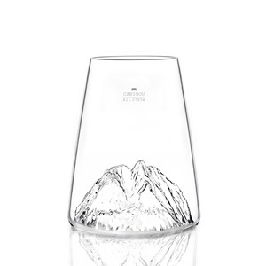 Verre design topographic : canigou