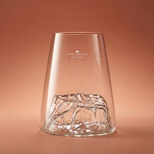 Verre design topographic : mont ventoux
