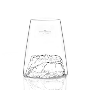 Verre design topographic : mont ventoux