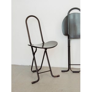 Lot de 2 chaises pliantes en métal n°1298
