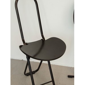 Lot de 2 chaises pliantes en métal n°1298