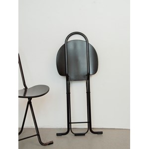 Lot de 2 chaises pliantes en métal n°1298
