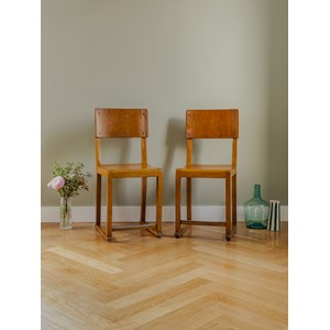 Paire de chaises en bois n°1006