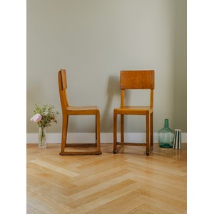 Paire de chaises en bois n°1006