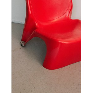 Paire de fauteuils en fibre de verre n°871