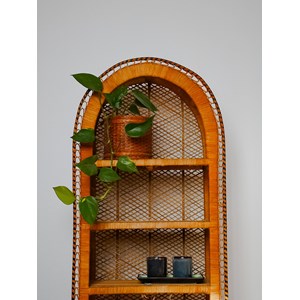 Grande bibliothèque en osier n°698