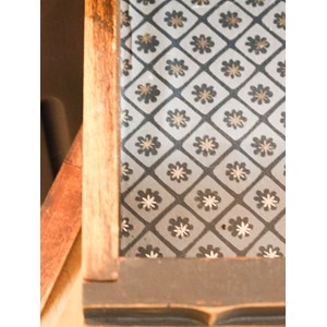 Buffet peint en bois noir n°692