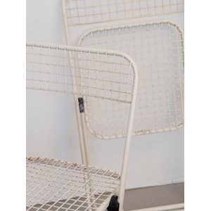 Lot de 4 chaises pliantes en métal n°1296