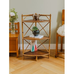 Gaëlle, l'étagère d'angle en rotin n°714