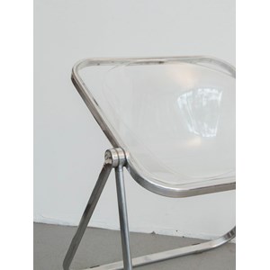Fauteuil plona en plexi et métal n°872