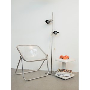 Fauteuil plona en plexi et métal n°872