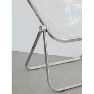 Fauteuil plona en plexi et métal n°872