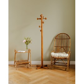 Porte-manteau vintage en bois n°261